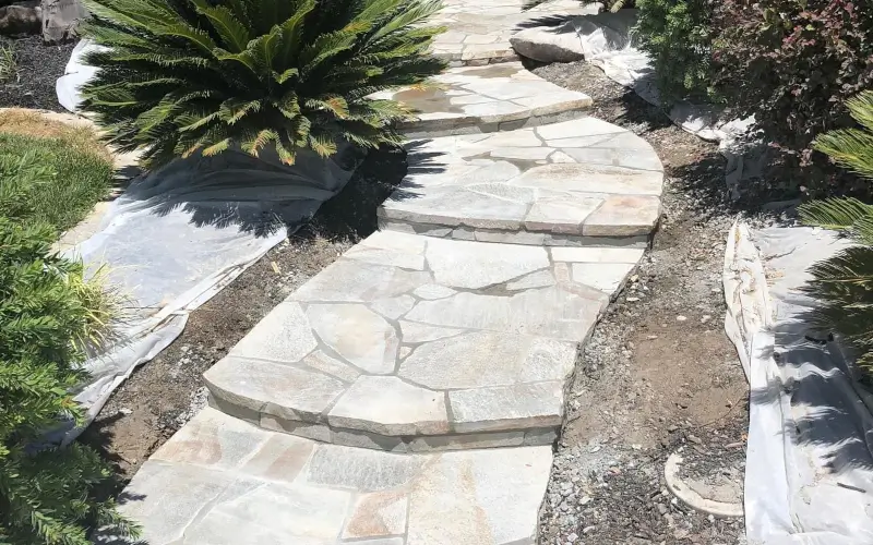 Flagstone Patio Repair